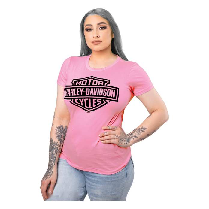 Harley-Davidson® Women's "B&S Pink" Guildford H-D Dealer T-Shirt