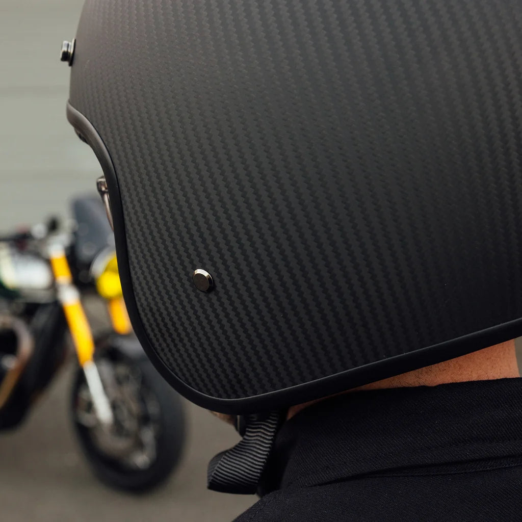 Merlin Blackbird Helmet - Carbon Fibre Black