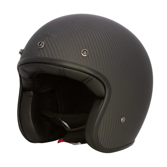 Merlin Blackbird Helmet - Carbon Fibre Black