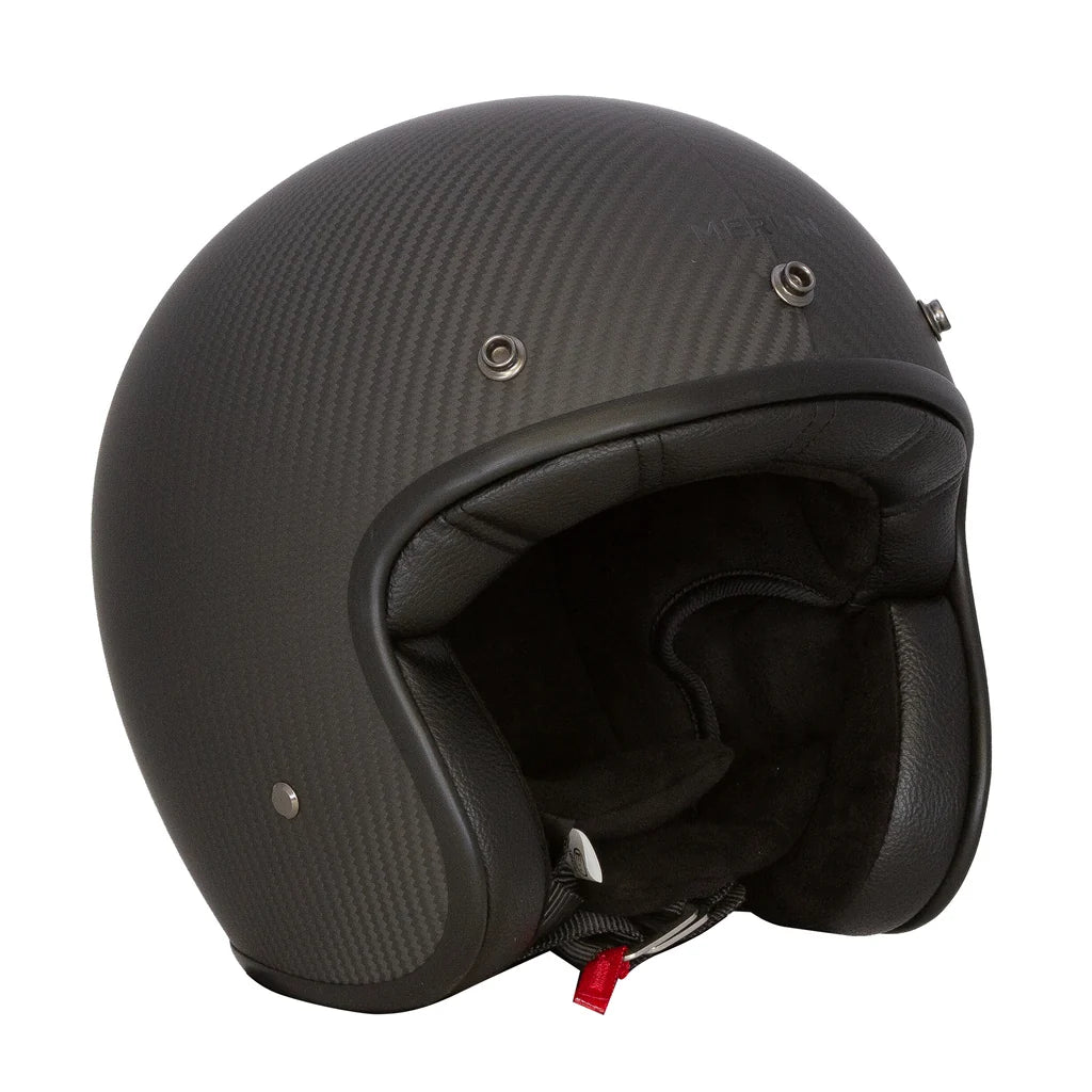 Merlin Blackbird Helmet - Carbon Fibre Black