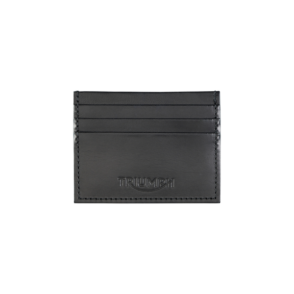 Triumph Black Leather Card Holder – LIND