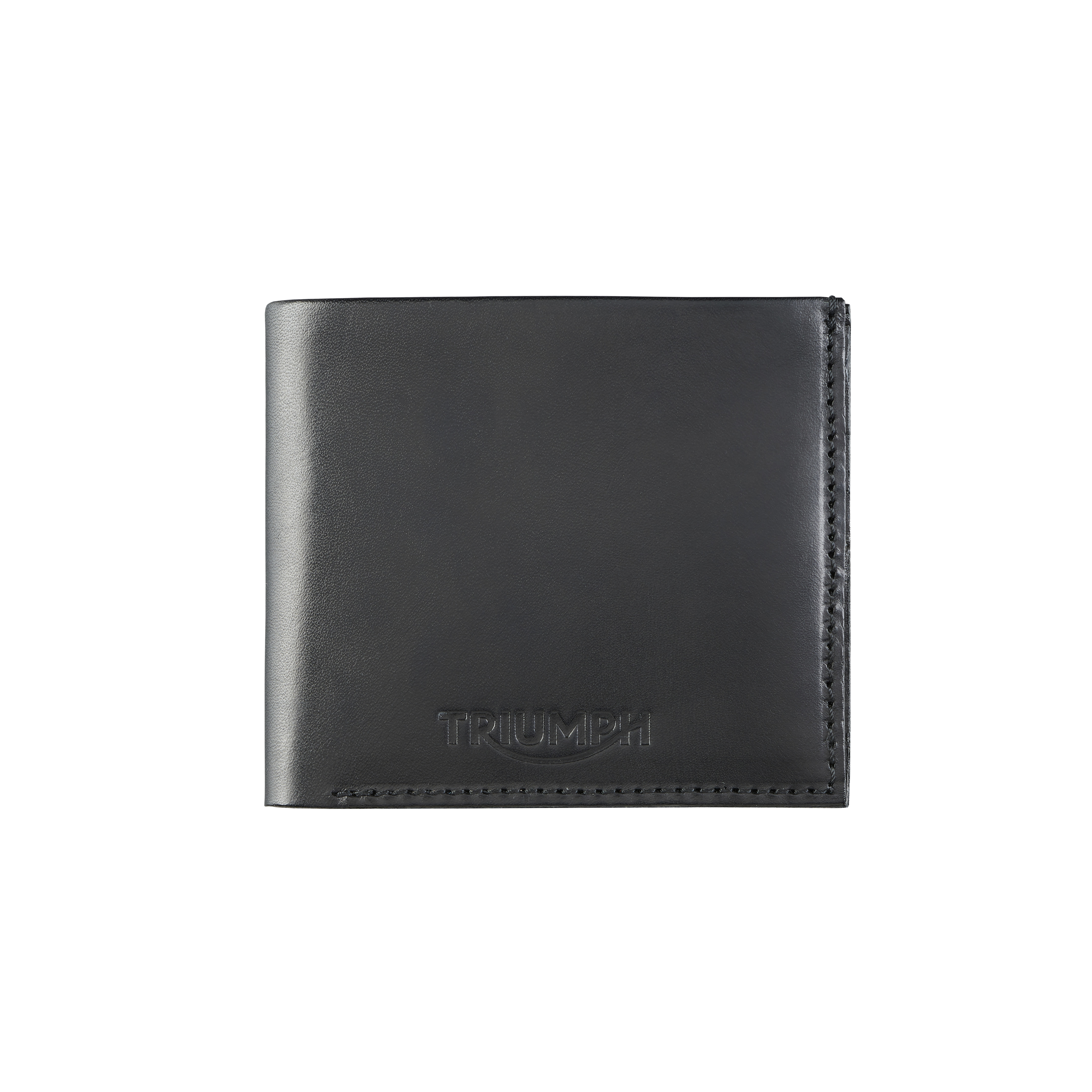 Triumph Black Leather Folding Card Holder – LIND