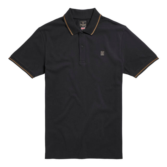 Triumph Lustleigh Badge Polo Shirt - Jet Black