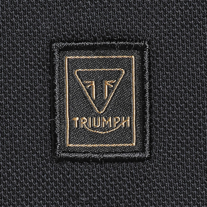 Triumph Lustleigh Badge Polo Shirt - Jet Black