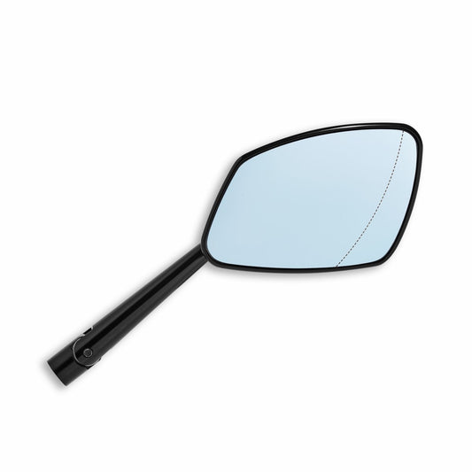 LH aluminium rear-view mirror.