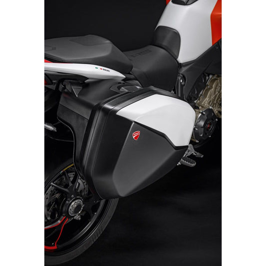 Ducati Side Case Covers - Arctic White