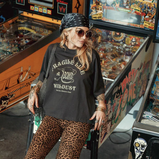 Wildust Sisters Fragile Wide T-Shirt