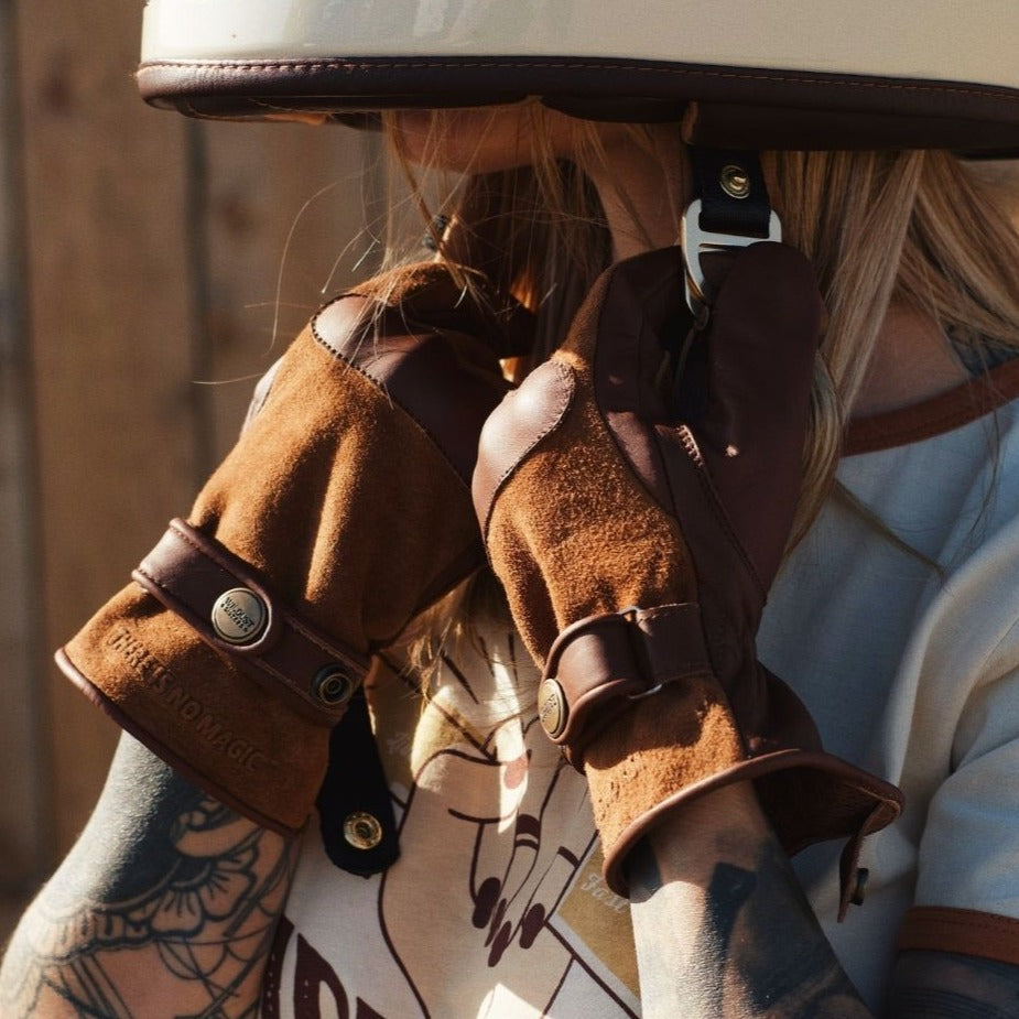 Wildust Sisters Arizona Leather Gloves - Brown