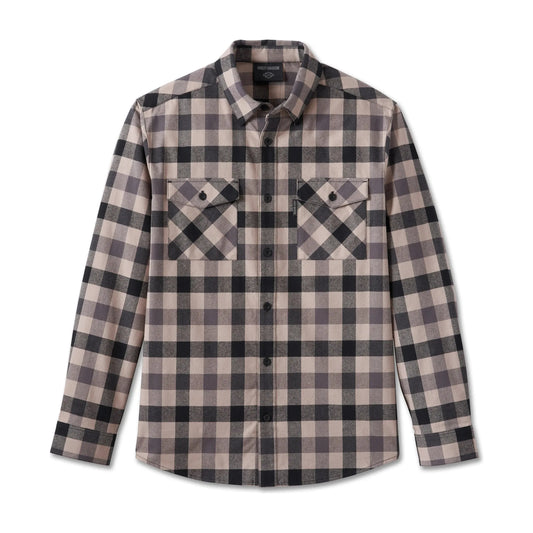 Harley-Davidson® Men's Essence Shirt - Black Plaid
