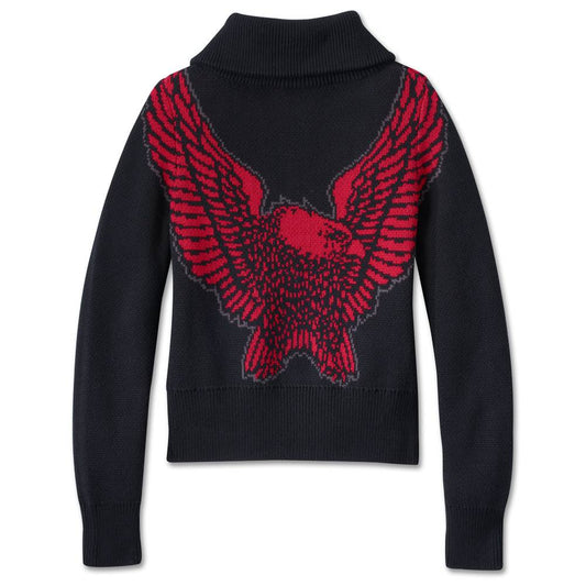 Harley-Davidson® Ladies Eagle Zip Up Sweater