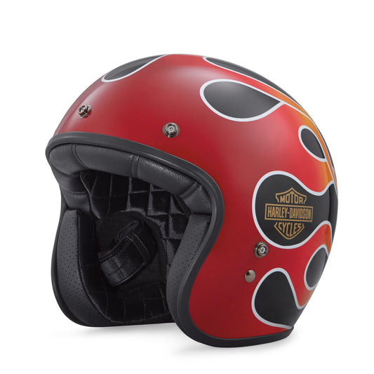 Harley-Davidson® Retro Flame B01 3/4 Helmet