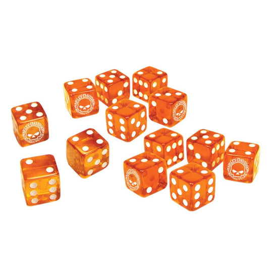 Harley-Davidson® Block Orange Willie G Dice