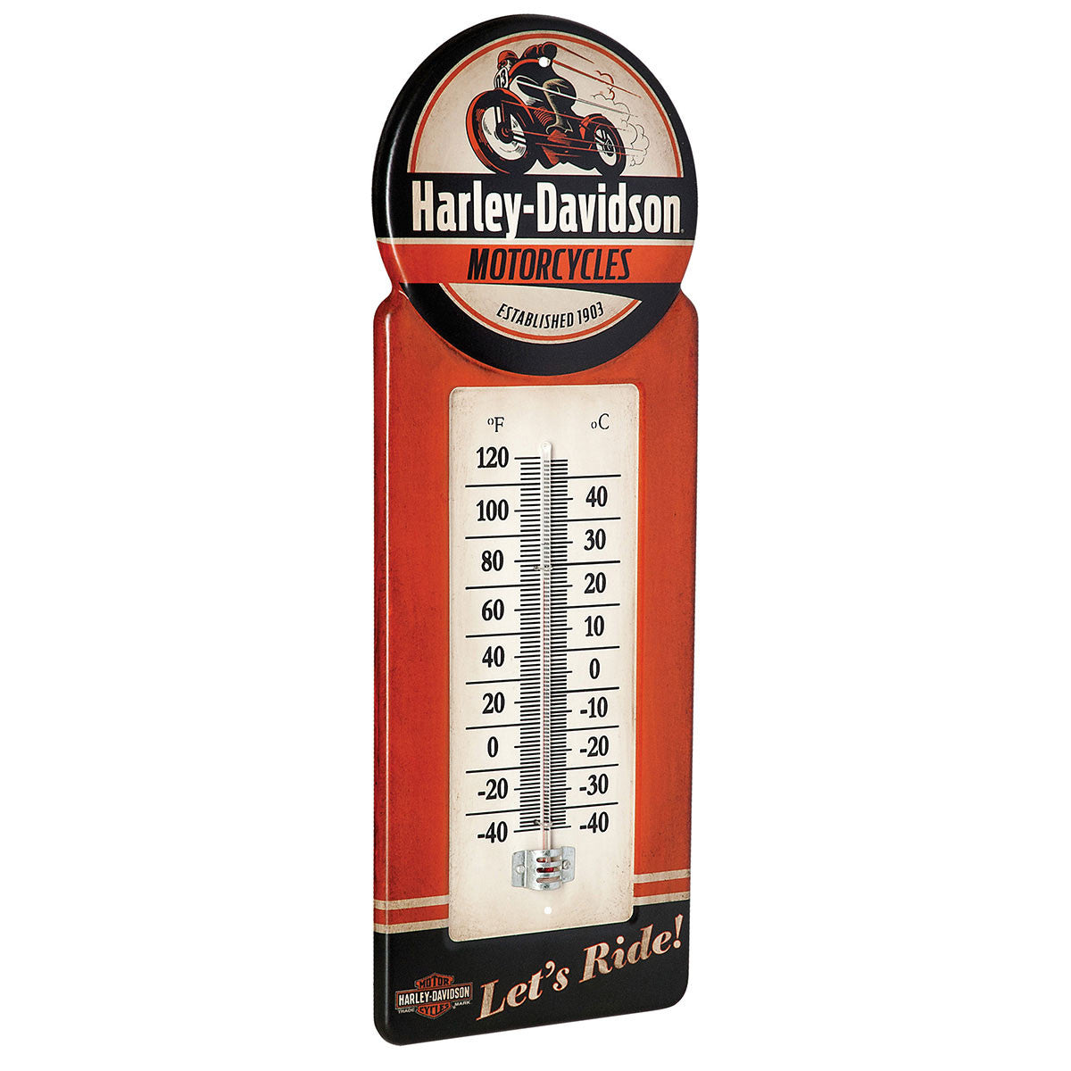 Harley-Davidson® Let's Ride Tin Thermometer