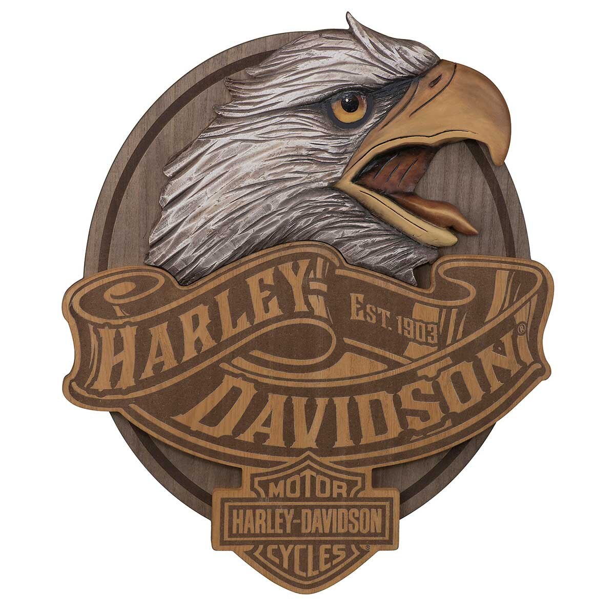 Harley-Davidson® Carved Eagle Pub Sign
