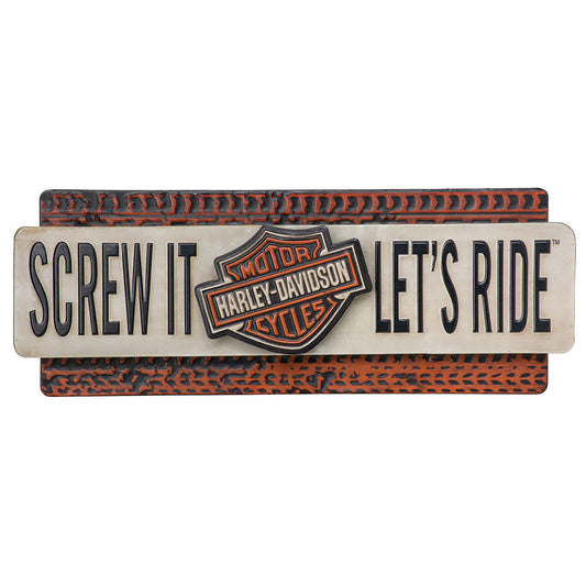 Harley-Davidson® Screw It Let's Ride Metal Sign