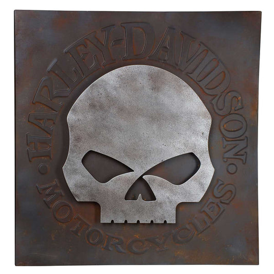 Harley-Davidson® Willie G Skull Metal Wall Art