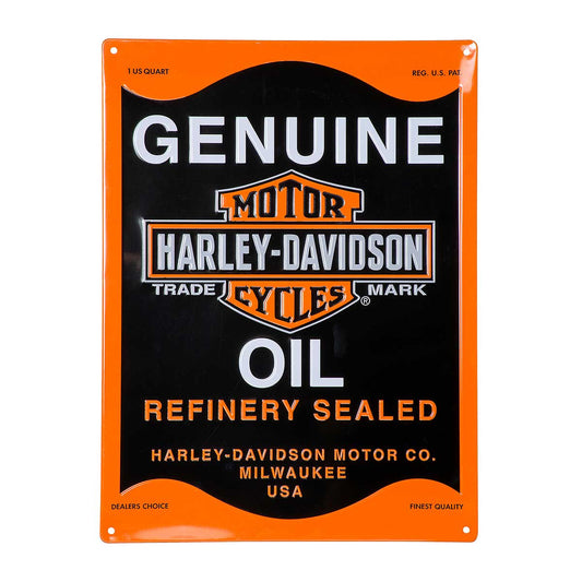 Harley-Davidson® Oil Can Tin Sign