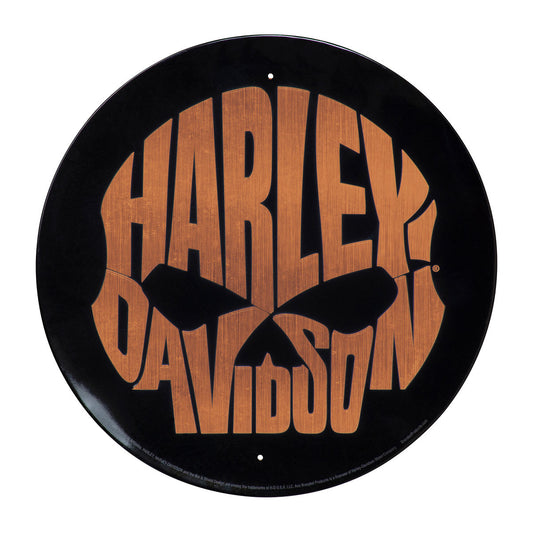 Harley-Davidson® Willie G Copper Skull Tin Sign