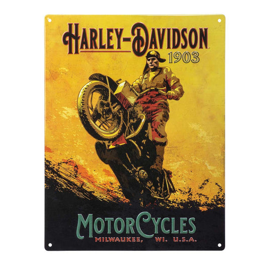 Harley-Davidson® Hillclimber Tin Sign, 30 x 40cm