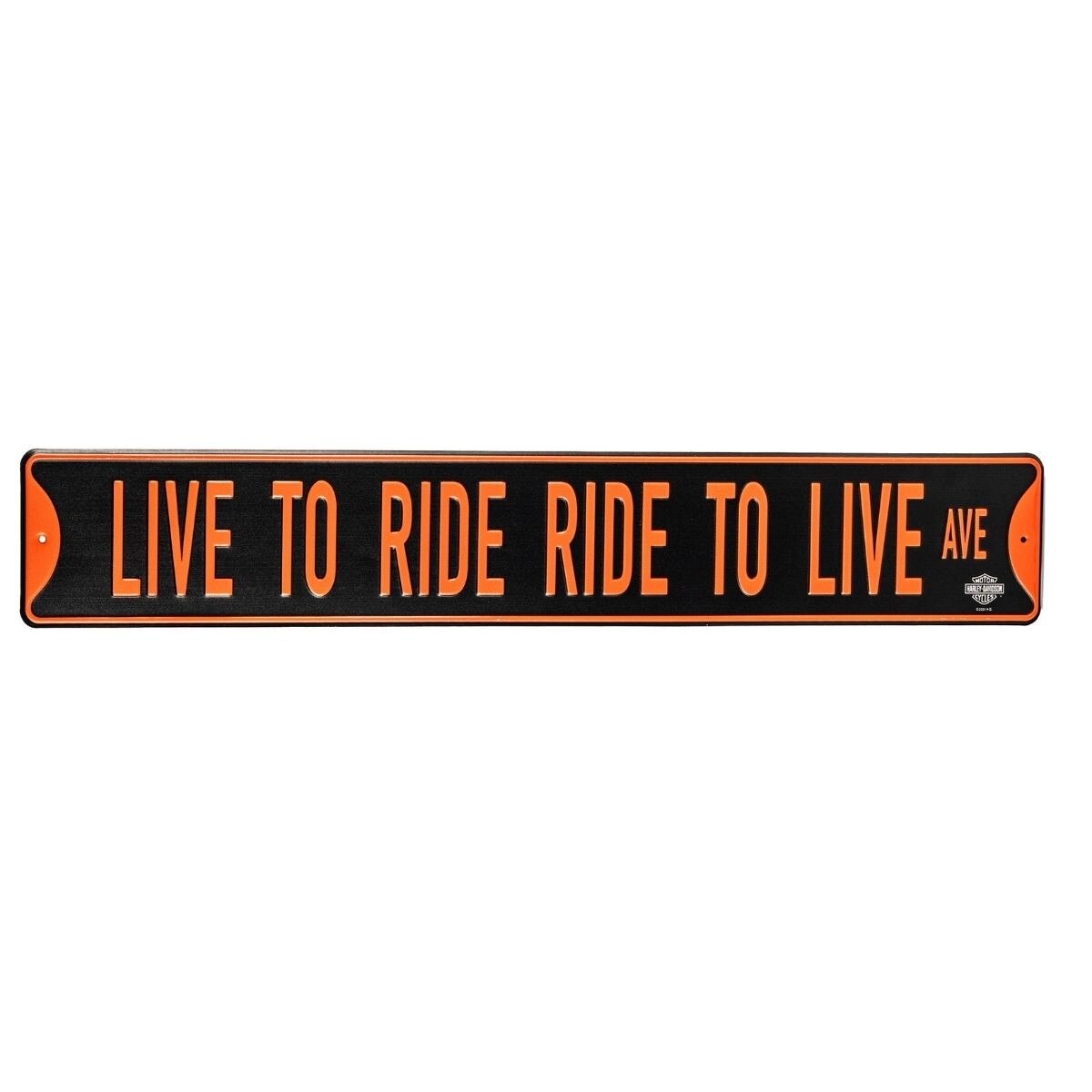 Harley-Davidson® LTR-RTL Ave. Metal Street Sign