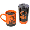 Harley-Davidson® Ride & Rest Travel/Coffee Mug Set