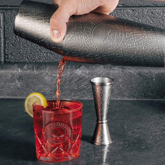 Harley-Davidson® Willie G. Skull Boston Shaker Set