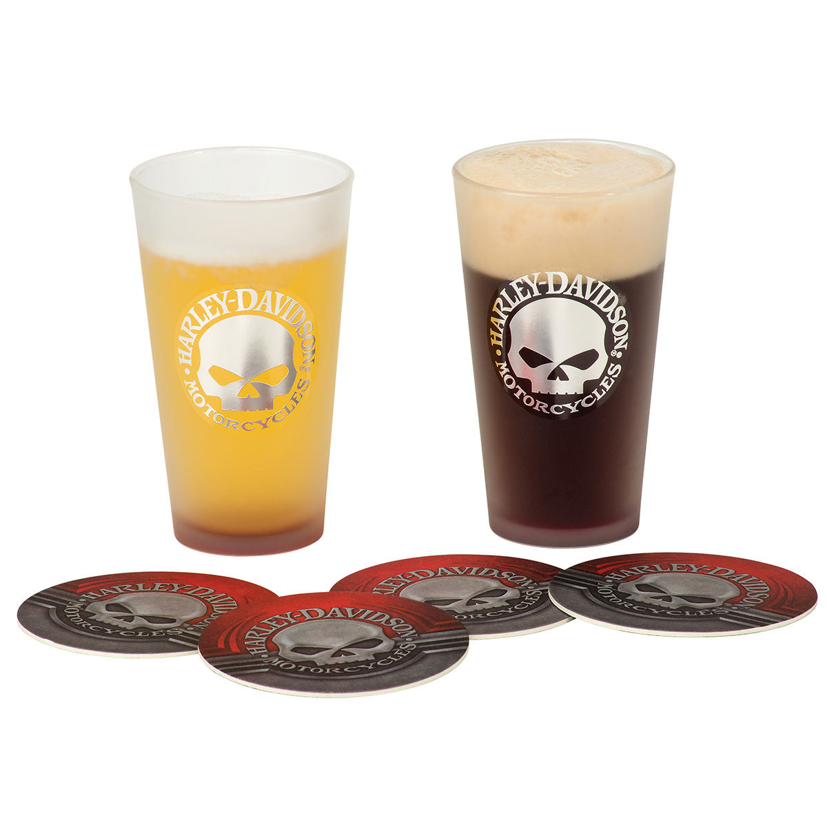 Harley-Davidson® H-D Skull Pint Glass Set