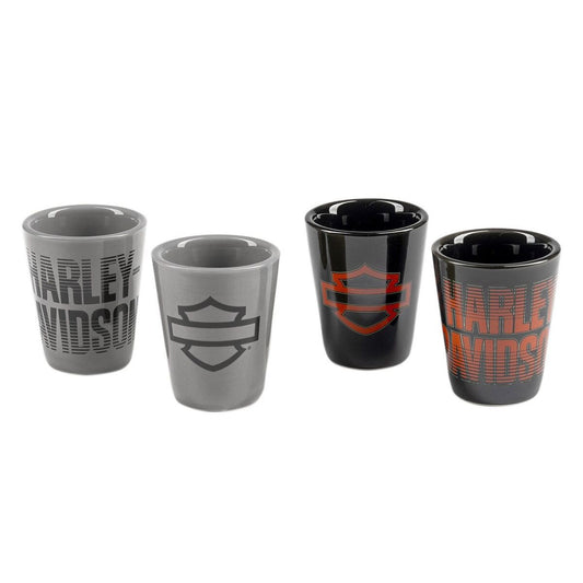 Harley-Davidson® Open B&S Fade Shot Glass Set
