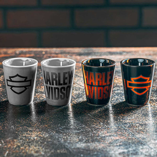 Harley-Davidson® Open B&S Fade Shot Glass Set
