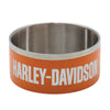 Harley-Davidson® Orange Stainless Steel Pet Bowl - Small