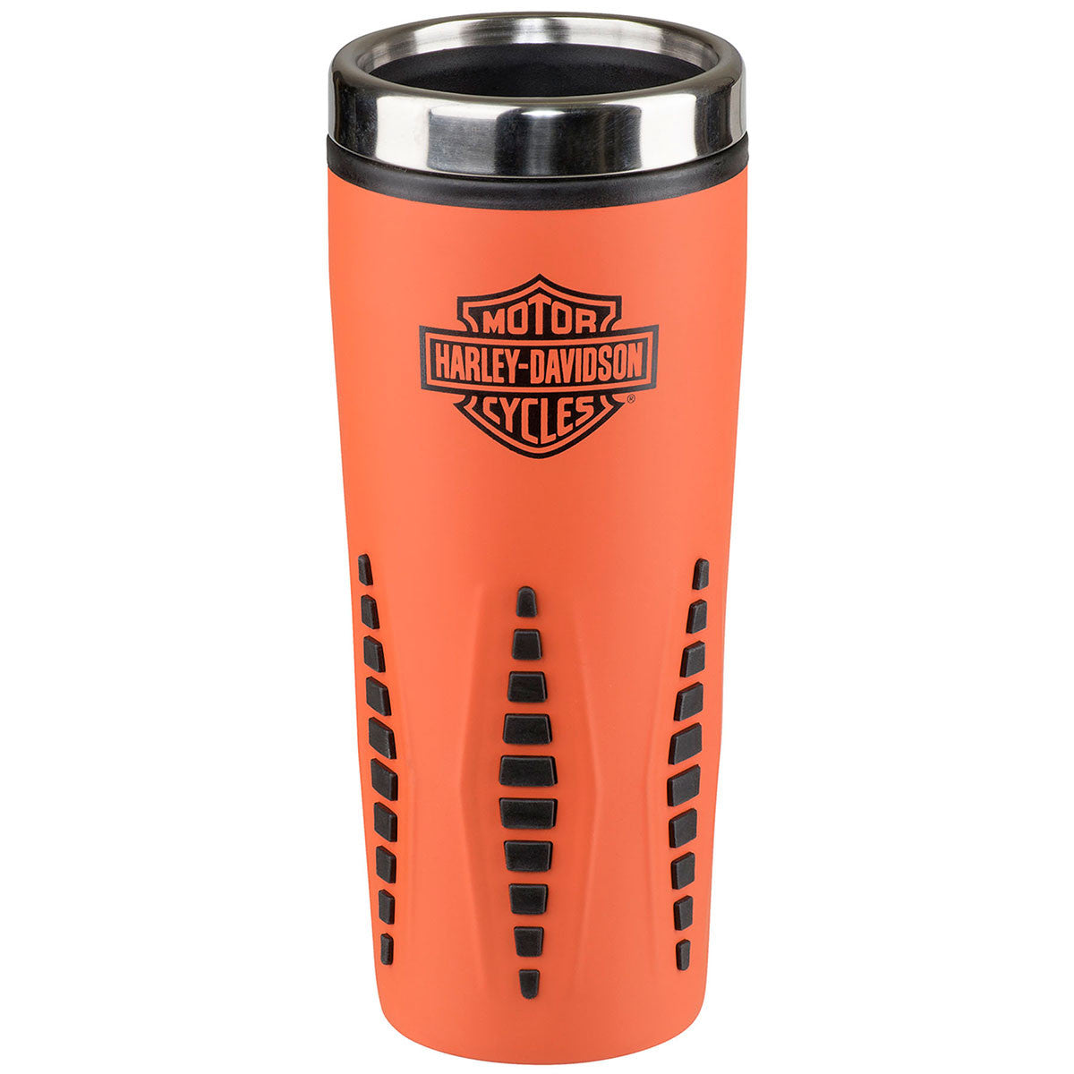 Harley-Davidson® Bar & Shield® Orange Insulated Travel Mug
