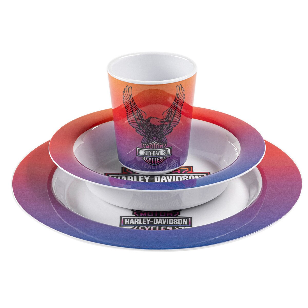 Harley-Davidson® Kid's Cup & Plate Set