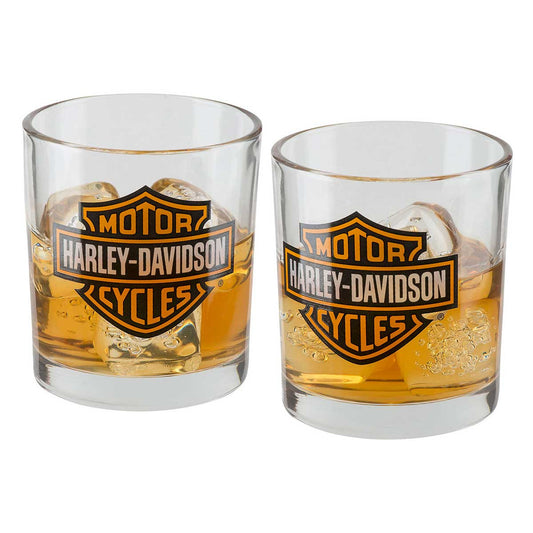 Harley-Davidson® Bar & Shield DOF Glass set