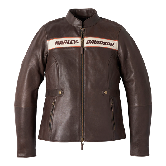 Harley-Davidson Women's Midnight Rider Leather Satchel Purse - Olive Green