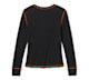 Women's H-D Essential Snap Henley - Harley Black