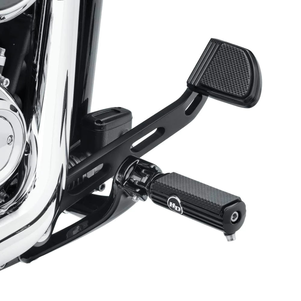 Harley-Davidson® Defiance Brake Pedal Pads - Black Anodized