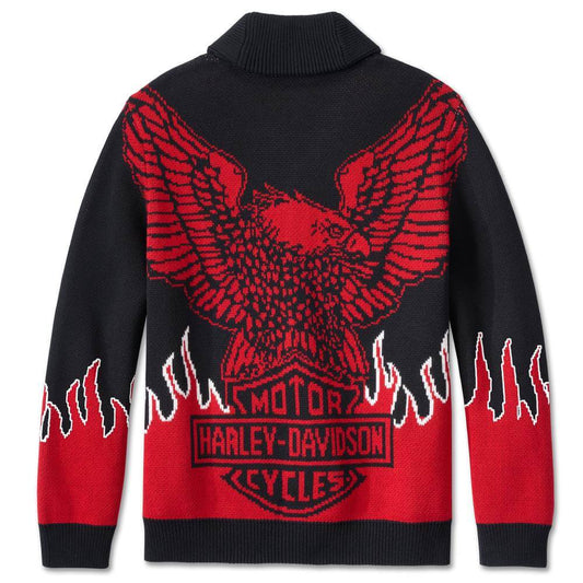 Harley-Davidson® Men's Eagle Button Up Sweater