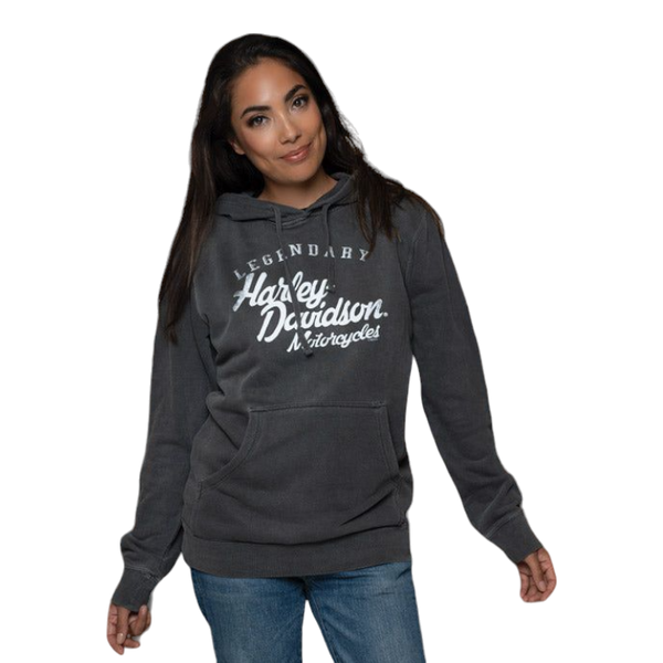 Harley Davidson Painted Type Guildford H D Dealer Hoodie