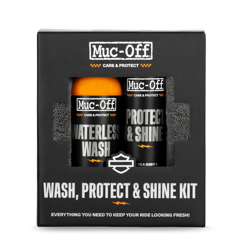 Muc-Off x Harley-Davidson® Wash, Protect & Shine kit