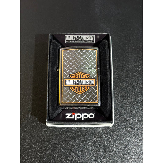 Harley-Davidson® B&S Chequer Plate Zippo Lighter
