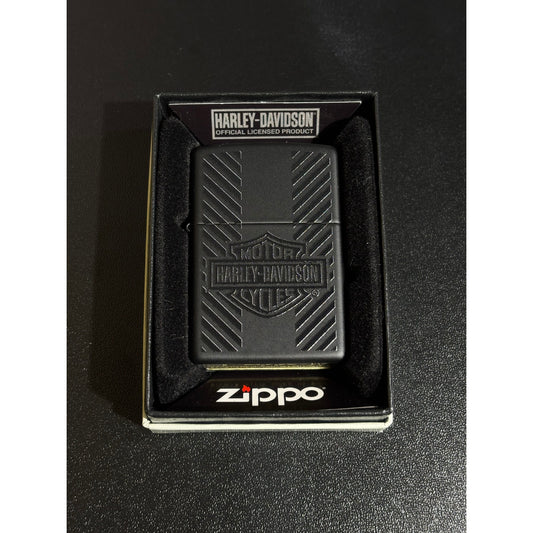 Harley-Davidson® Black Tyre Tread Zippo Lighter