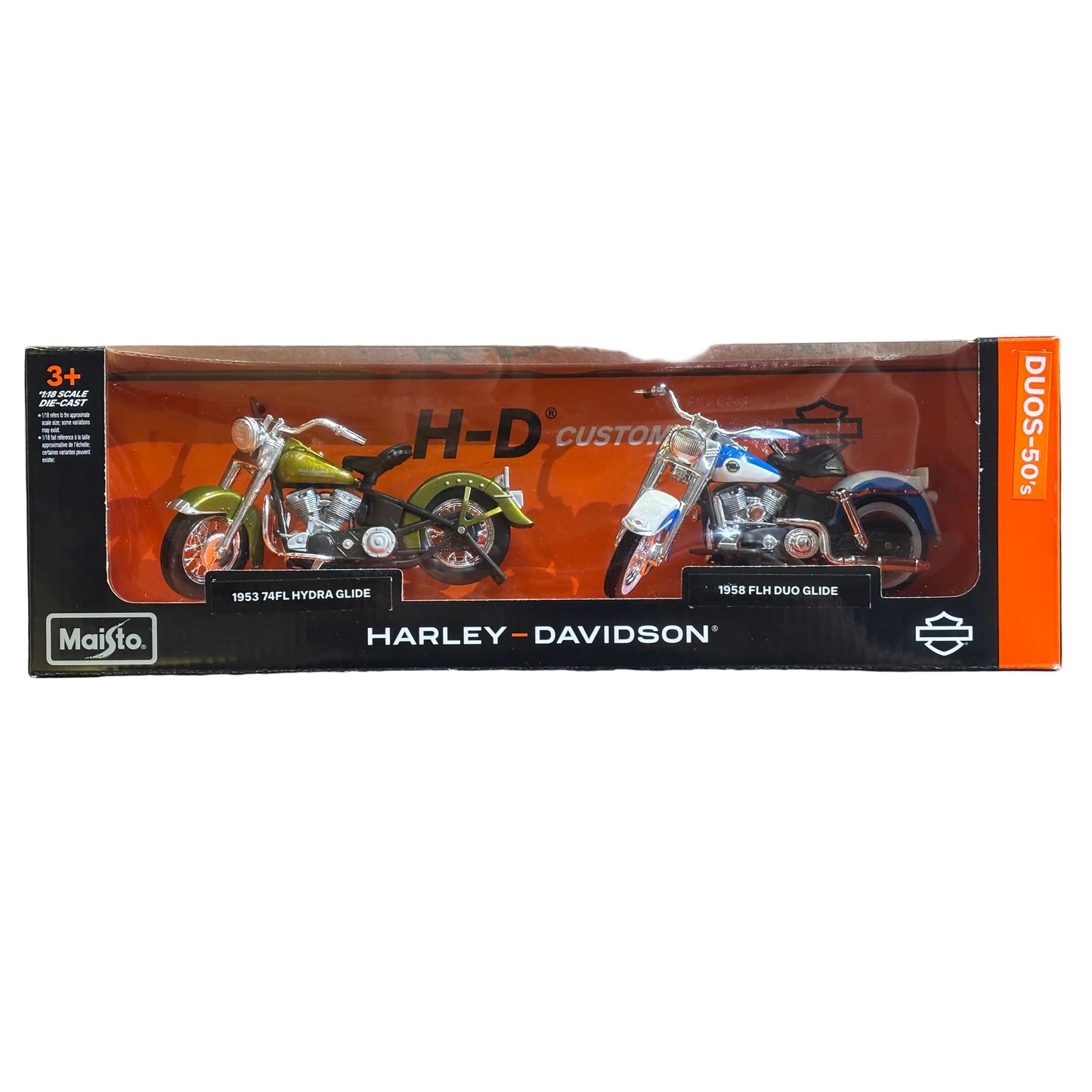 Harley-Davidson® 1:18 Harley-Davidson Decade Duo's 50's