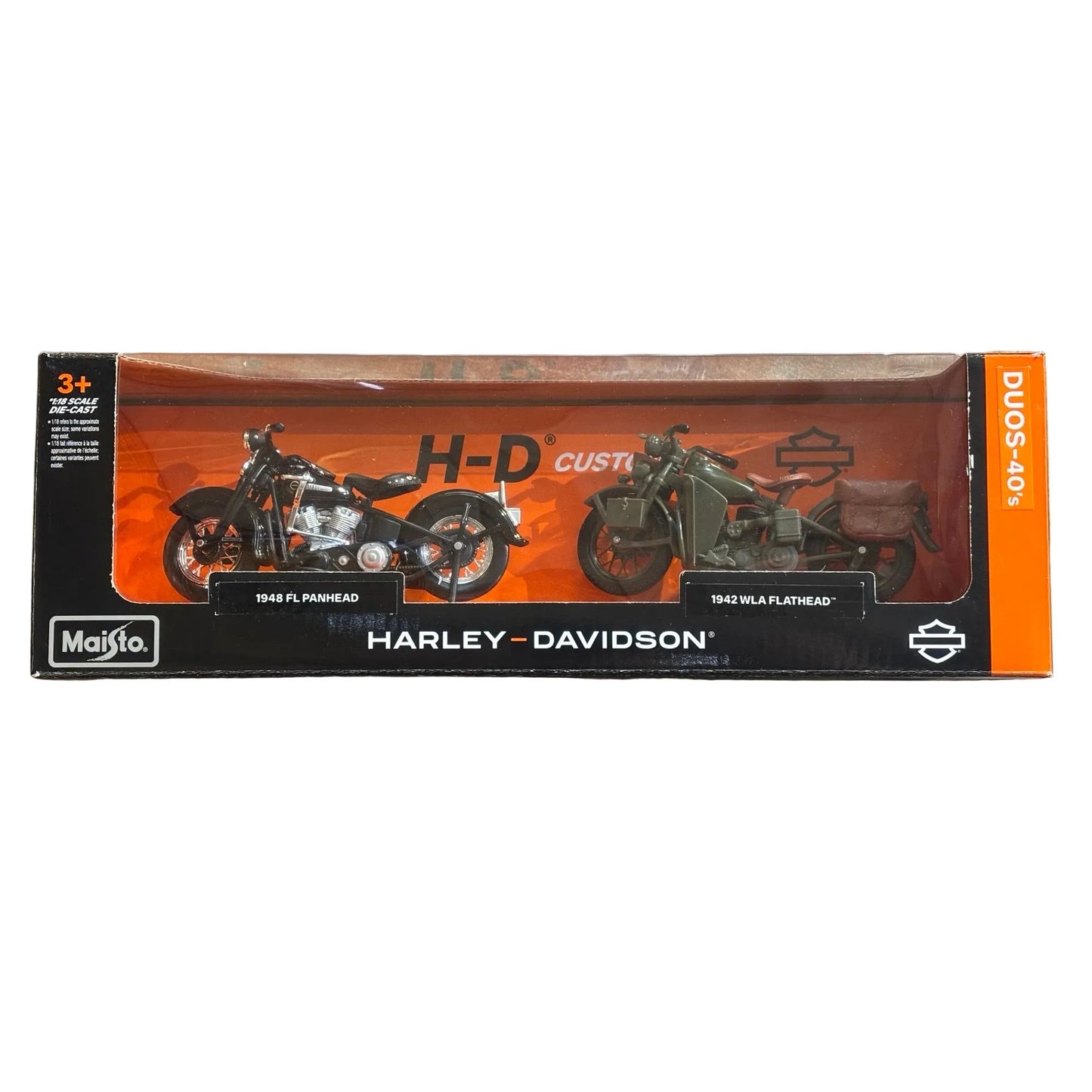 Harley-Davidson® 1:18 Harley-Davidson Decade Duo's 40's