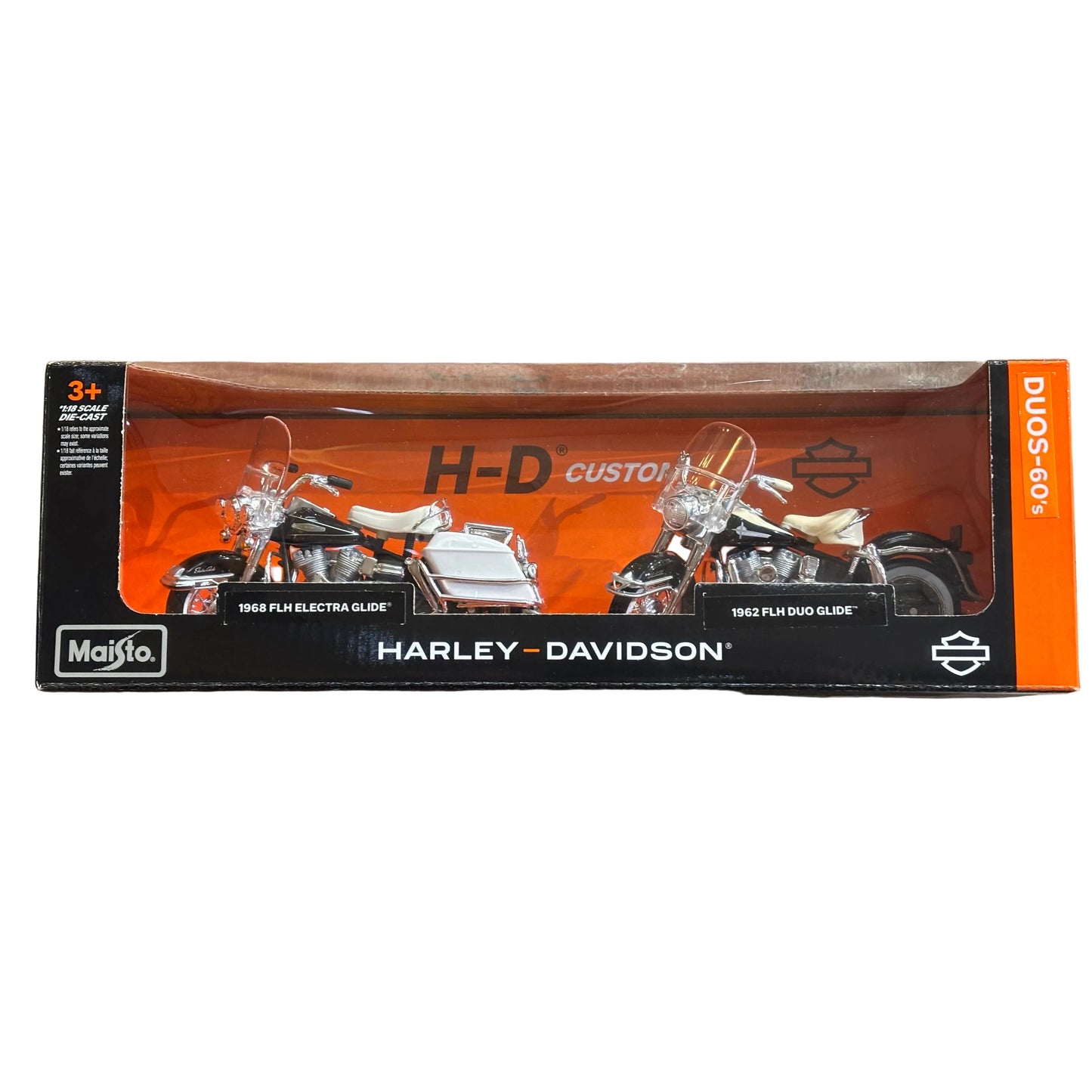 Harley-Davidson® 1:18 Harley-Davidson Decade Duo's 60's