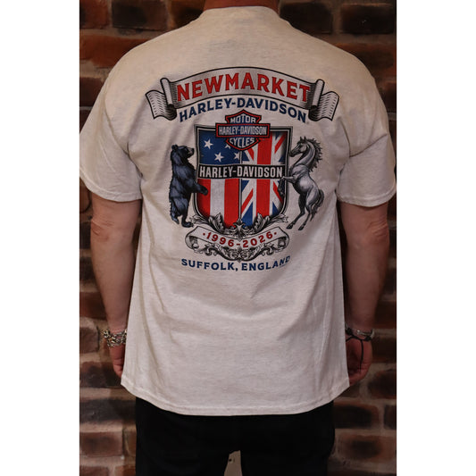 Newmarket Harley Davidson 30th Anniversary Pocket Dealer T