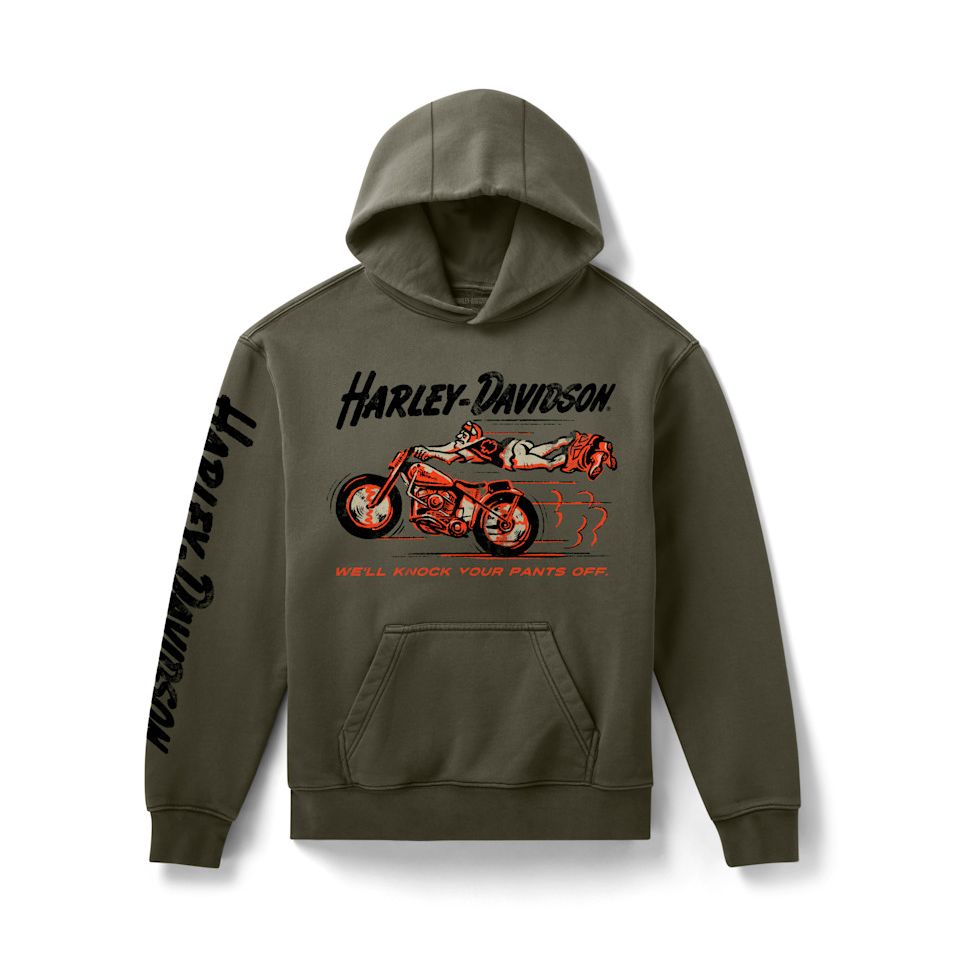 Men's H-D Knock Your Pants Off Pullover Fleece Hoodie