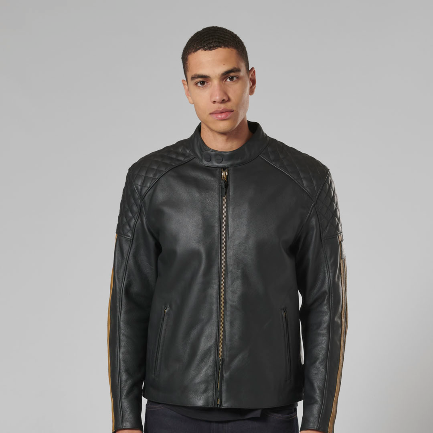 Triumph Braddan Sport Jacket - Black/Gold