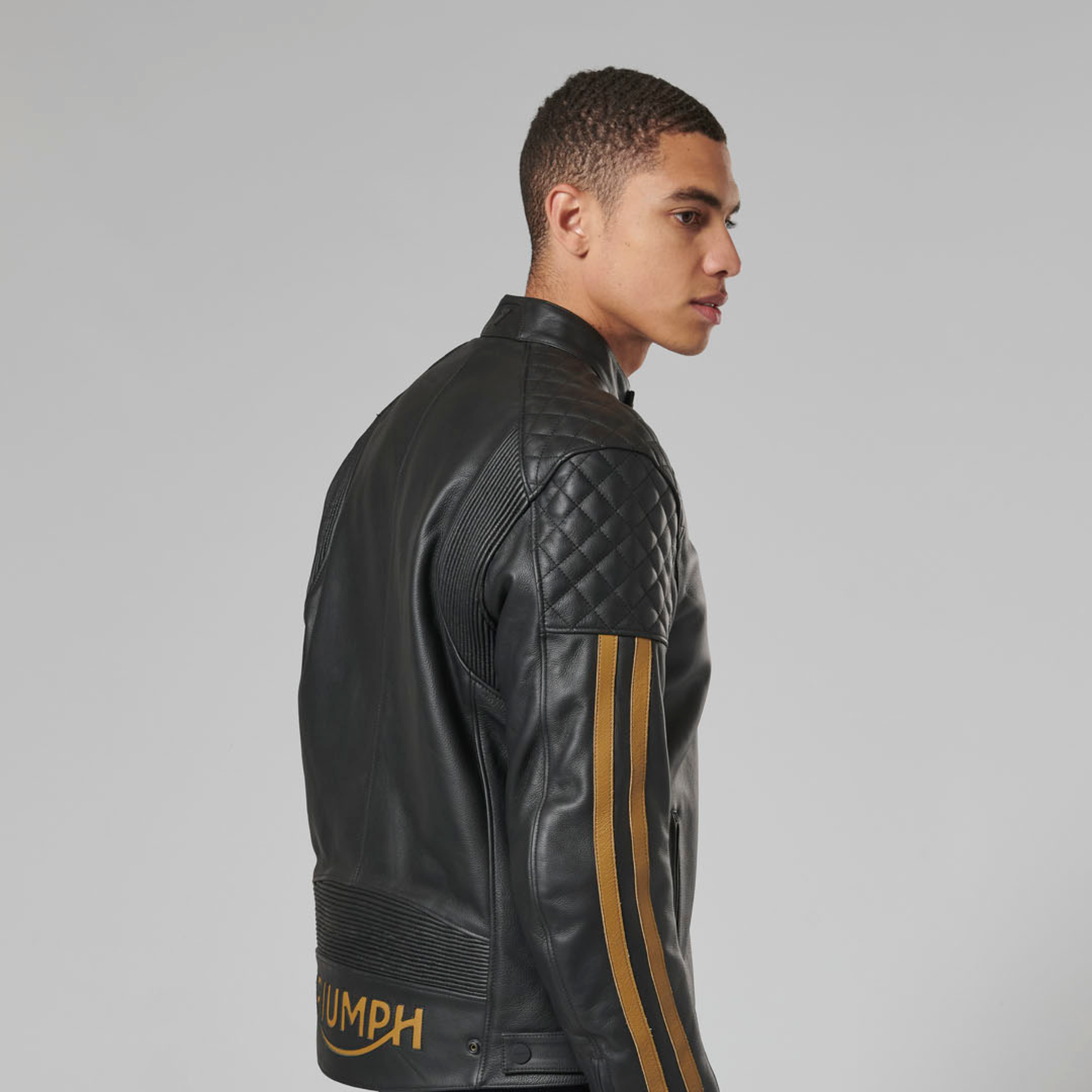Triumph Braddan Sport Jacket - Black/Gold
