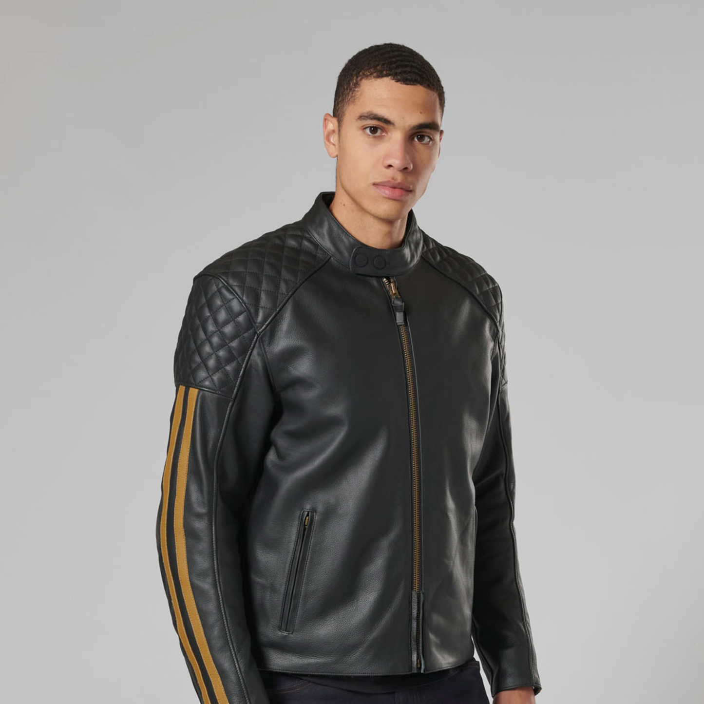Triumph Braddan Sport Jacket - Black/Gold