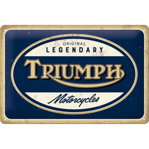 Triumph 'Legendary' Motorcycles Tin Sign